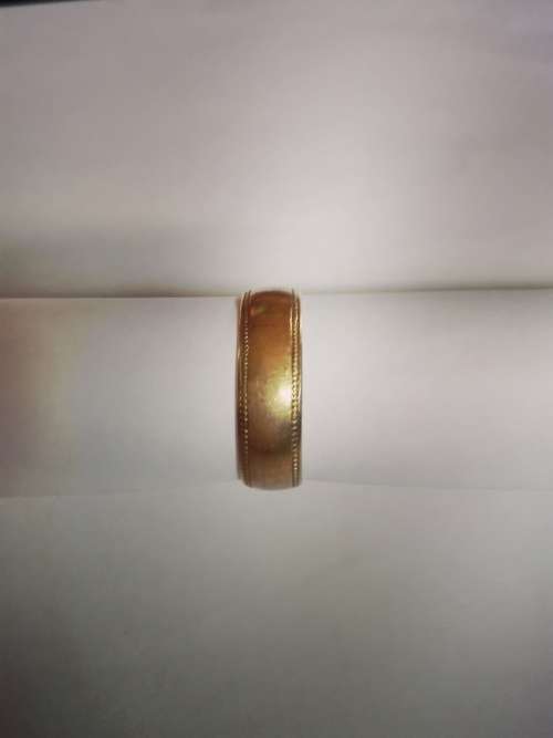 9 ct gold men's engagement ring, excluding shipping.