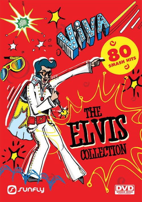 THE ELVIS PRESLEY COLLECTION - 80 HITS - SUNFLY KARAOKE DVD