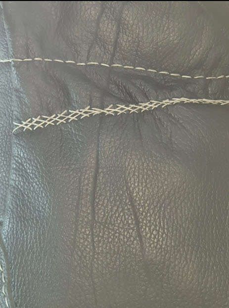 Top Grain Leather Bag, Black