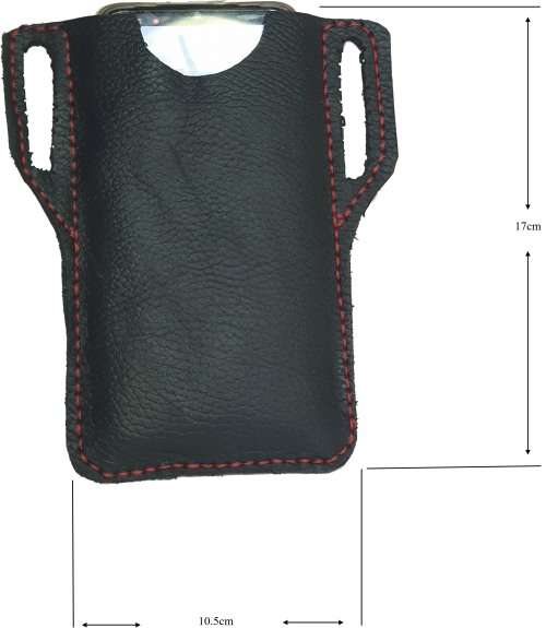 Top Grain Cell Pouch Cow Hide