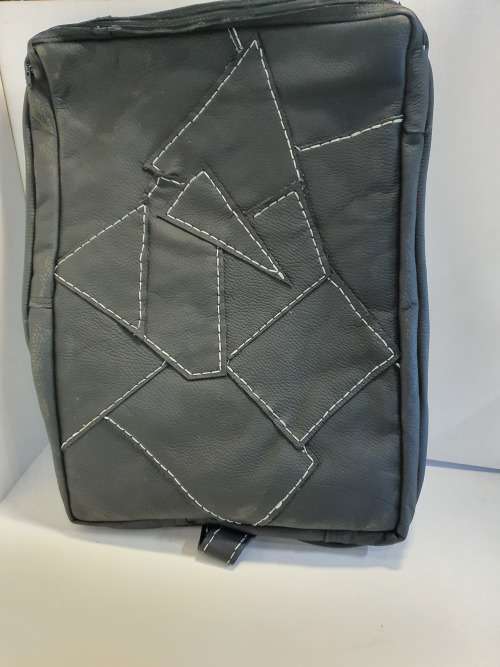 Top Grain Genuine Leather Laptop Bag Hand Made, One of Kind, 18` View my other items