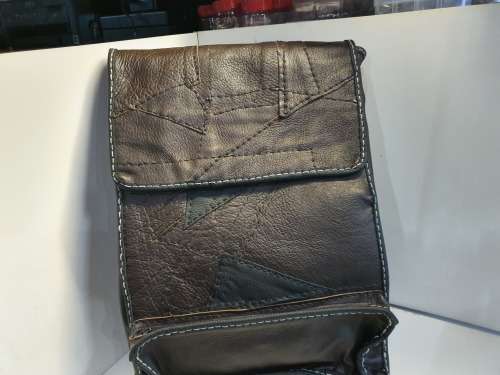 Top Grain Genuine Leather Laptop Bag Hand Made, One of Kind, 18` View my other items