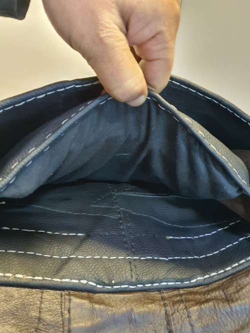 Top Grain Genuine Leather Laptop Bag Hand Made, One of Kind, 18` View my other items