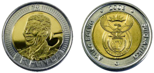 Nelson Mandela 2008 90th Birthday Coin - uncirculated