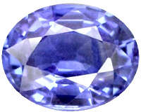 TANZANITE - 0.24CTS OVAL STUNNING!! [R3'120,00] APPRAISAL SUPPLIED