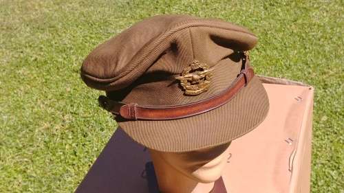 WW2 SAAF Officers Peak Cap