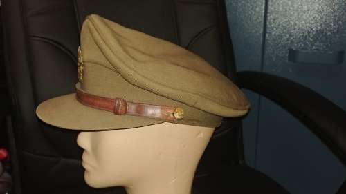 WW2 SAAF Officers Peak Cap
