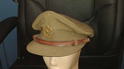 WW2 SAAF Officers Peak Cap