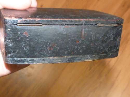 WW2 POW Escape Razor with hollow shaft in handmade box