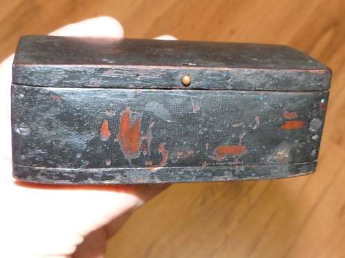 WW2 POW Escape Razor with hollow shaft in handmade box