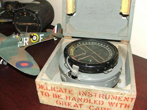 WW2 Aircraft Compass  Type P11 - Spitfires, Hurricanes, Tigermoths