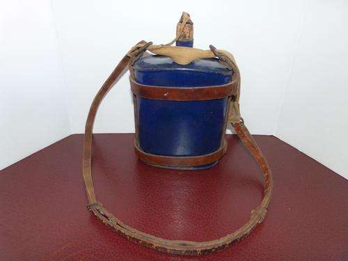 WW1 Enamel Water Canteen with War Department Union Mark