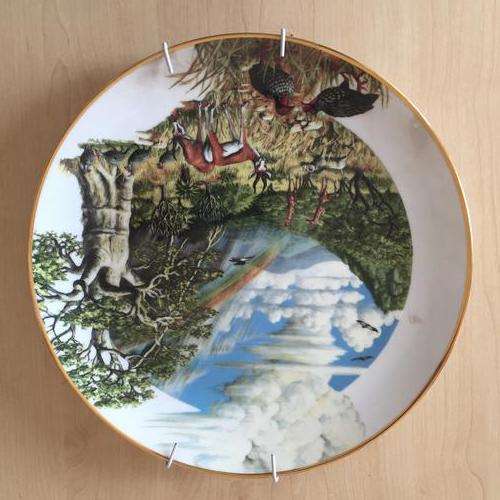 Collectible Heritage Collection Porcelain display Plate  - "African Summer"  (250mm)