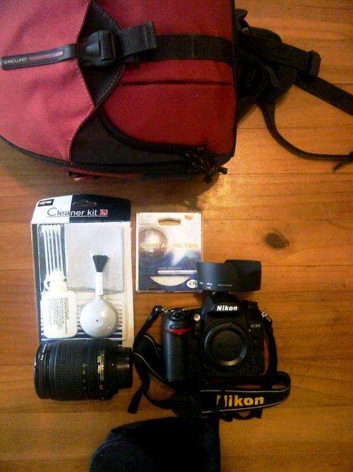 Nikon D7000 and AF-S DX Nikkor 18 - 105mmf/3.5.6G ED VR lense. Vanguard Bag. Kenko Digital Filter