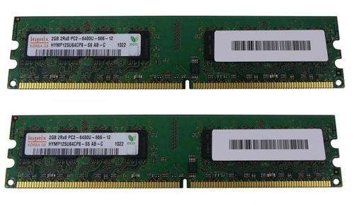 Hynix 2gb 2rx8 PC2-6400U-666 DDR2