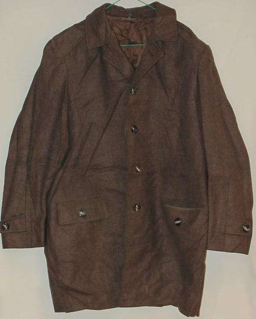 Mens Brown 1/2 Jacket, warm, lined and comfortable, Size 36