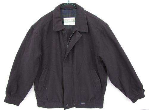 Mens Charcoal Wool Jacket, Very Warm, lined and comfortable, Size 38