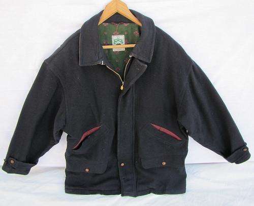 Mens Charcoal Very Warm Wool Padded Jacket, lined and comfortable, Size 40