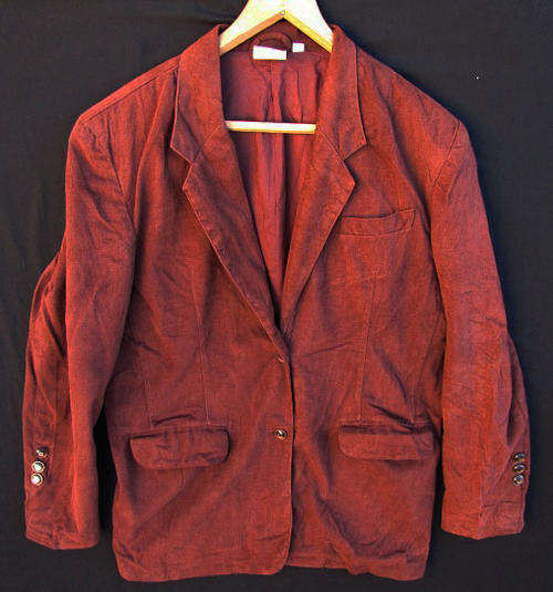 Ladies Ladies Brown/Maroon Cotton Smart/Casual Blazer, Warm and Comfortable, Size 36