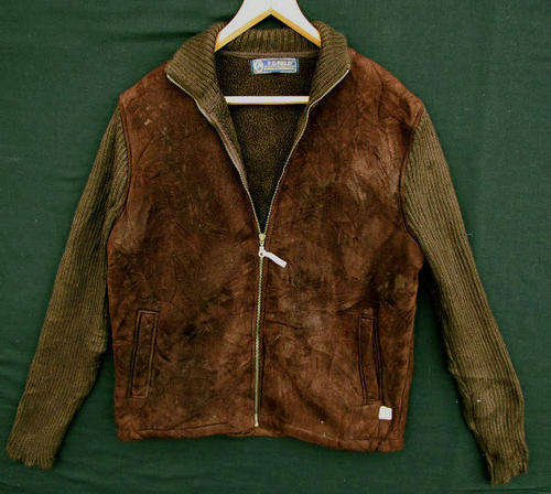 Mens Sheep Skin Jacket, Very Warm and Comfortable, Size 34