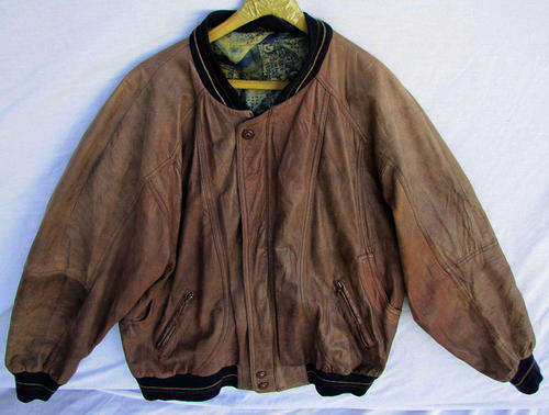 Ladies Lovely Brown Leather Jacket, Warm and Comfortable, SA Size 40