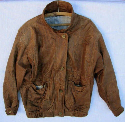 Ladies Casual Brown Leather Jacket, Comfortable, SA Size 38