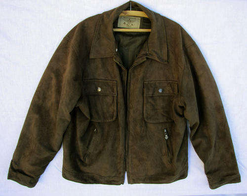 Mens Casual Brown Jacket, Comfortable, SA Size 38