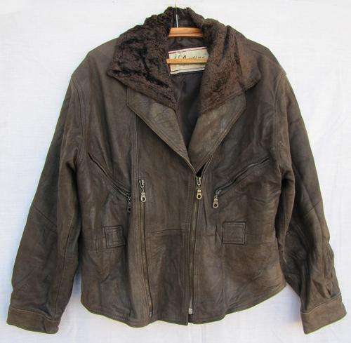 Ladies Stunning Dark Brown Casual Genuine Leather Jacket, Warm and Comfortable, SA Size 38