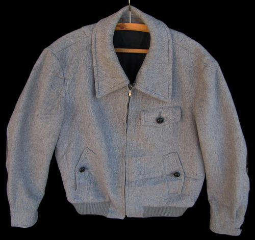 Mens Neat Grey Wool Jacket, Warm and Comfortable, SA Size 30/32