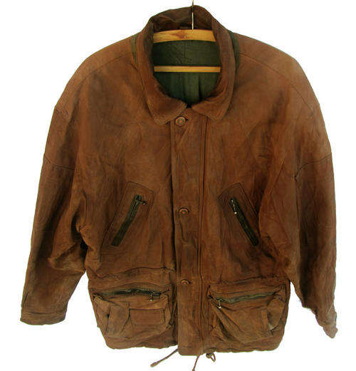 Mens Fetching Brown Leather Jacket, Warm and Comfortable, SA Size 36
