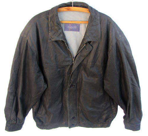 Mens Fetching Black Leather Jacket, Warm and Comfortable, SA Size 40