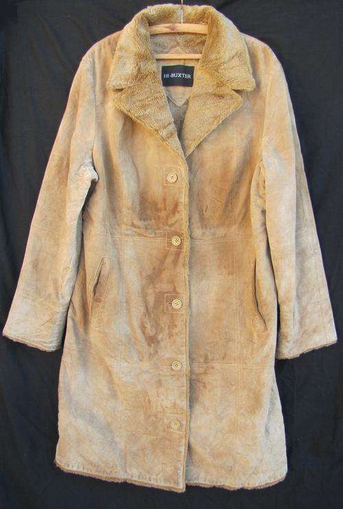 Ladies Fabulous Tan Genuine SHEEPSKIN 3/4 Jacket, Extremely Warm and Comfortable, SA Size 38