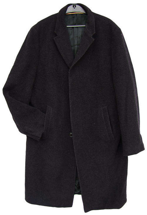 Men's Stylish Charcoal 3/4 Wool Jacket, SA Size 40
