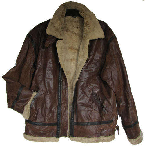 Men's Stunning Genuine Brown Jacket with black trimmings, warm soft lining, SA Size 36