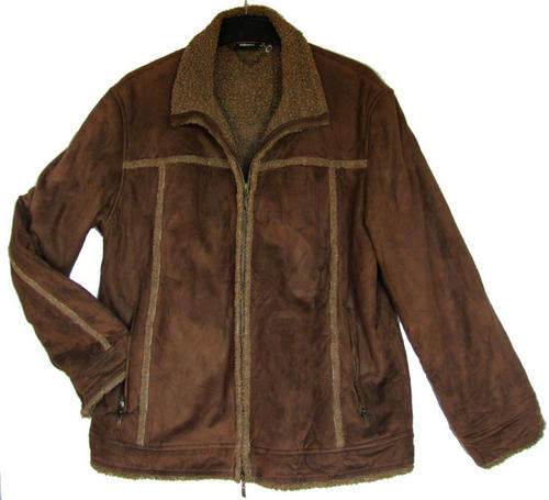 Men's Fantastic Suede-Feel Jacket, with Warm Fleecey Lining, SA Size 34