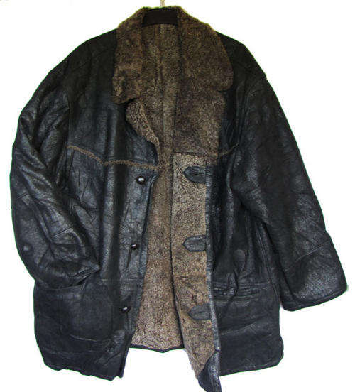 Men's Fantastic Genuine Black Sheepskin Jacket, SA Size 40