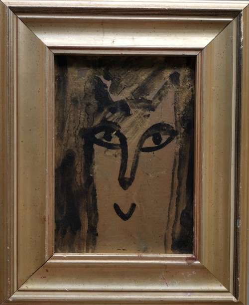 NINA ROMM CAT PAINTING