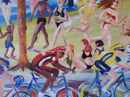 TOMMY MOTSWAI SUMMER HOLIDAYS PAINTING