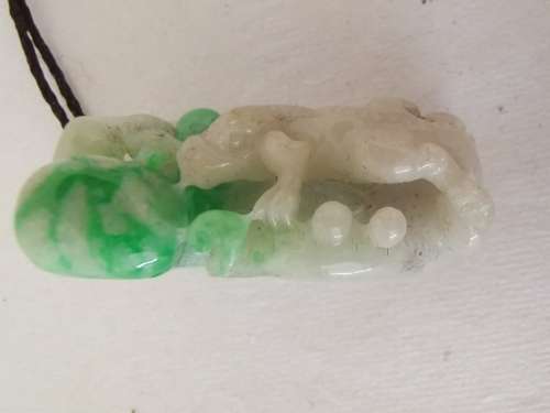 CHINESE JADE PENDANT OF KYLIN