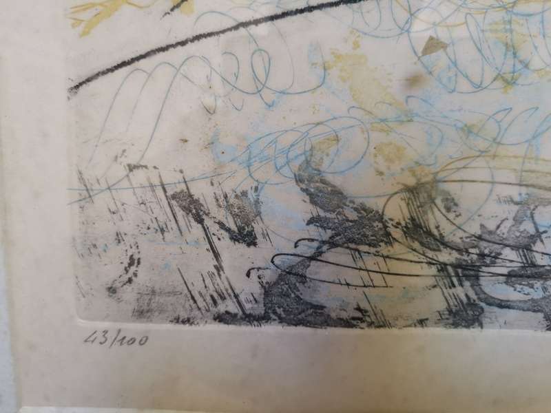 ROBERTO MATTA ETCHING