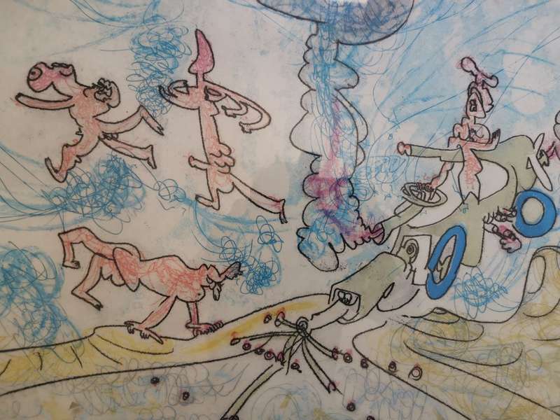 ROBERTO MATTA ETCHING