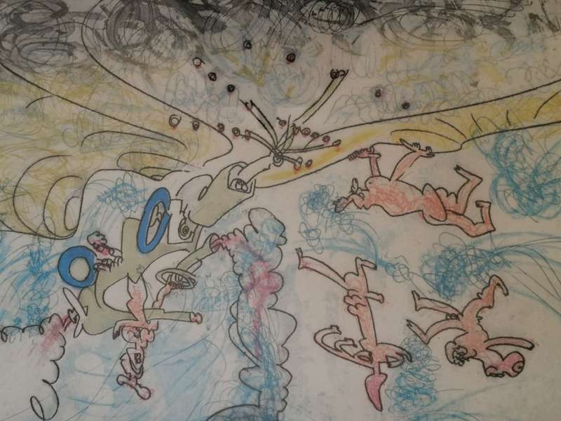 ROBERTO MATTA ETCHING