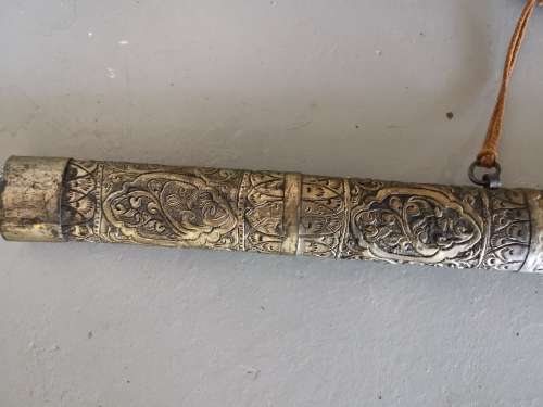 ANTIQUE BURMESE CERIMONIAL 'DHA' SWORD