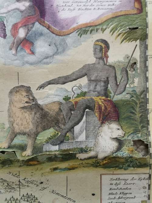 18th CENTURY DUTCH MAP OF THE CAPE AND ITS ENVIRONS