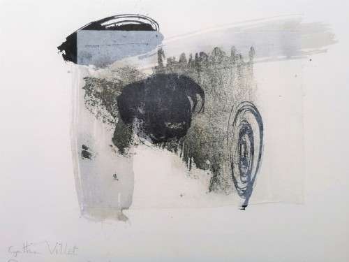 CYNTHIA VILLET (1934 - 2018) SA 20th CENTURY MIXED MEDIA ON PAPER - AUTHENTICATED