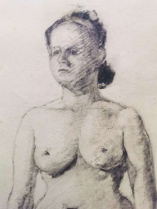 JEAN WELZ 1900-1975 NUDE STUDY
