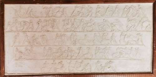 ANTIQUE PLASTER CAST OF THE PARTHENON MARBLES