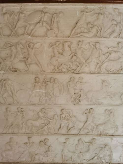 ANTIQUE PLASTER CAST OF THE PARTHENON MARBLES