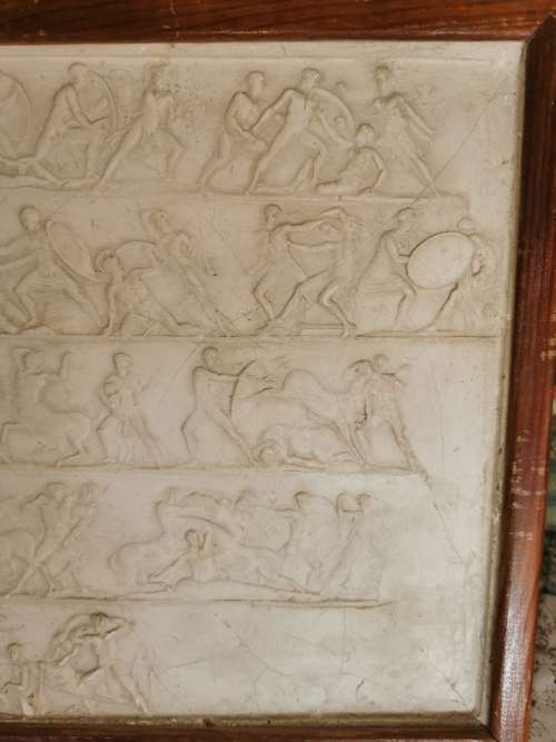 ANTIQUE PLASTER CAST OF THE PARTHENON MARBLES