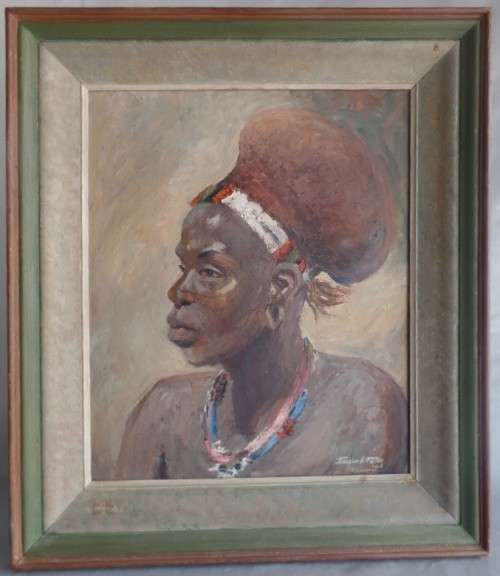 EMILY ISABEL FERN PORTRAIT OF AN AFRICAN MAIDEN